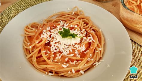 receta de espagueti